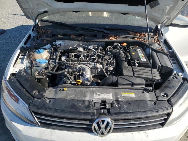 3VWLL7AJ2EM266867 - 2014 VOLKSWAGEN JETTA TDI WHITE photo 11