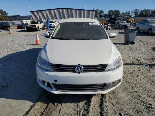 3VWLL7AJ2EM266867 - 2014 VOLKSWAGEN JETTA TDI WHITE photo 5