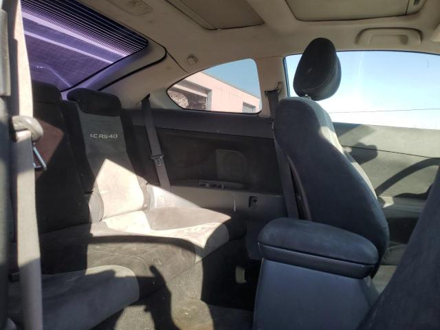 JTKDE167380272706 - 2008 TOYOTA SCION TC ნაცრისფერი ფოტო 10