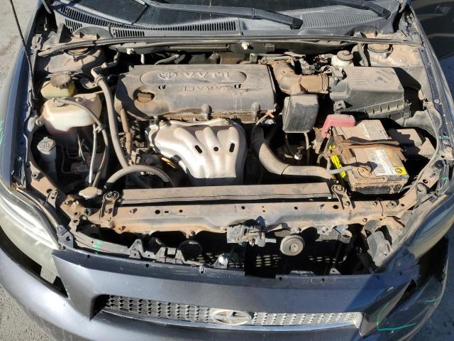 JTKDE167380272706 - 2008 TOYOTA SCION TC ნაცრისფერი ფოტო 11