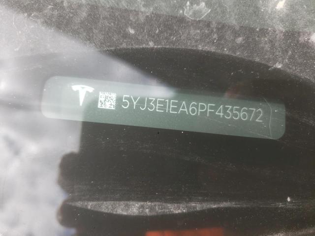 5YJ3E1EA6PF435672 - 2023 TESLA MODEL 3 ნაცრისფერი ფოტო 12