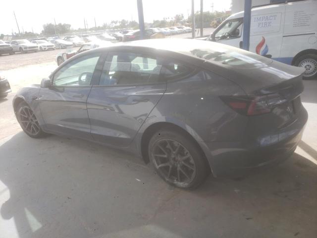 5YJ3E1EA6PF435672 - 2023 TESLA MODEL 3 ნაცრისფერი ფოტო 2