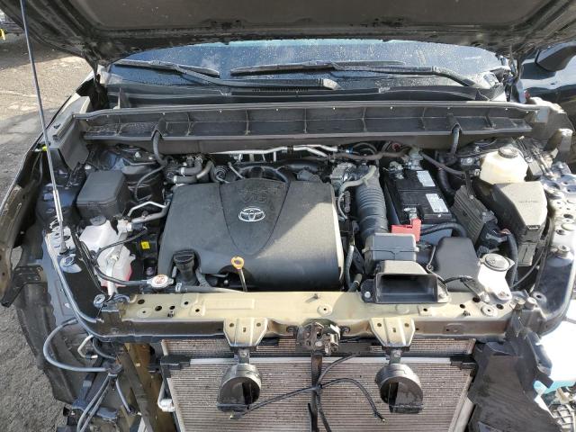 5TDGZRBH0MS549292 - 2021 TOYOTA HIGHLANDER XLE BLACK photo 12