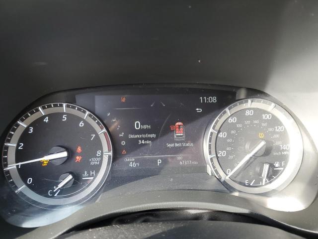 5TDGZRBH0MS549292 - 2021 TOYOTA HIGHLANDER XLE BLACK photo 9