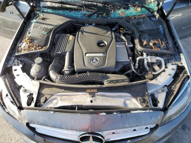 55SWF4KBXJU269199 - 2018 MERCEDES-BENZ C 300 4MATIC GRAY photo 11