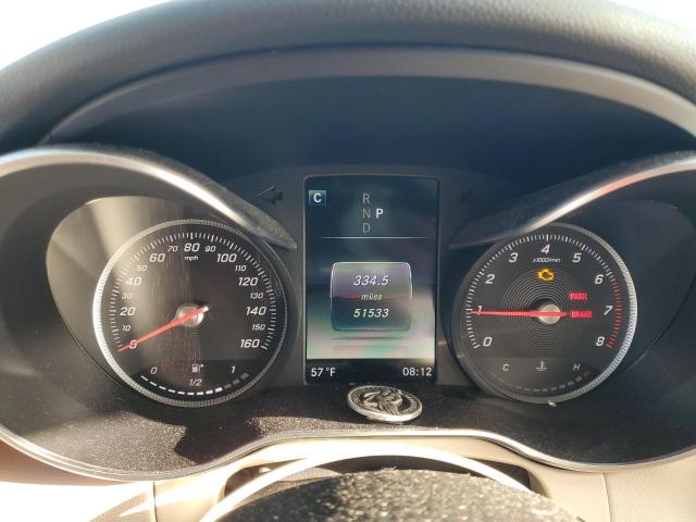 55SWF4KBXJU269199 - 2018 MERCEDES-BENZ C 300 4MATIC GRAY photo 9