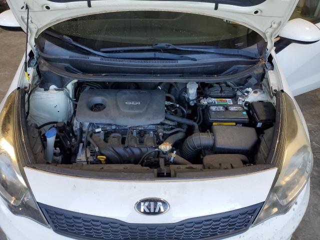 KNADM4A35G6699393 - 2016 KIA RIO LX WHITE photo 11