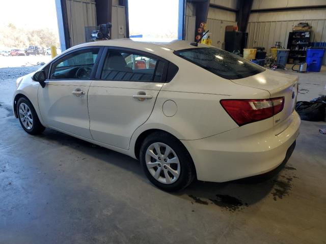 KNADM4A35G6699393 - 2016 KIA RIO LX WHITE photo 2