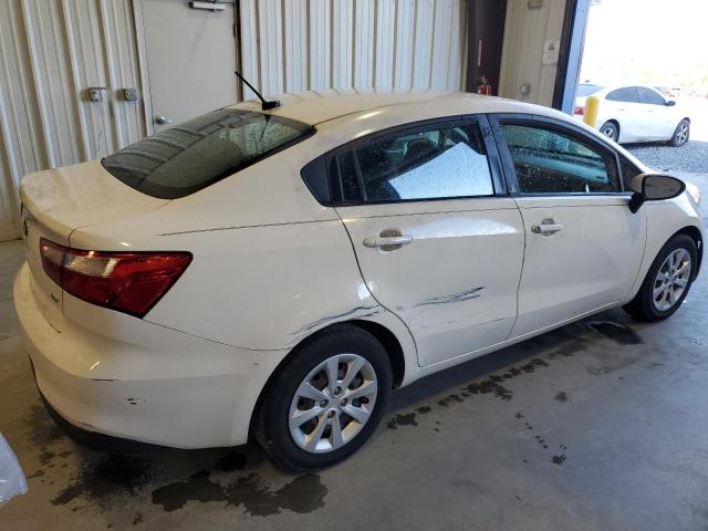 KNADM4A35G6699393 - 2016 KIA RIO LX WHITE photo 3