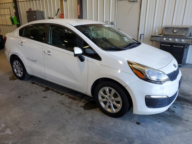 KNADM4A35G6699393 - 2016 KIA RIO LX WHITE photo 4