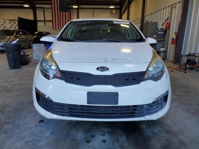 KNADM4A35G6699393 - 2016 KIA RIO LX WHITE photo 5