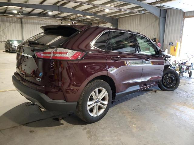 2FMPK4J97KBB60242 - 2019 FORD EDGE SEL 勃艮第红 照片 3