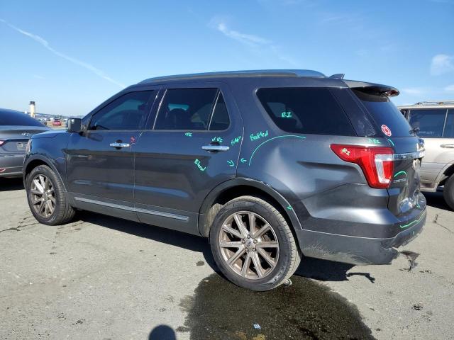 1FM5K8F84GGC49877 - 2016 FORD EXPLORER LIMITED GRAY photo 2