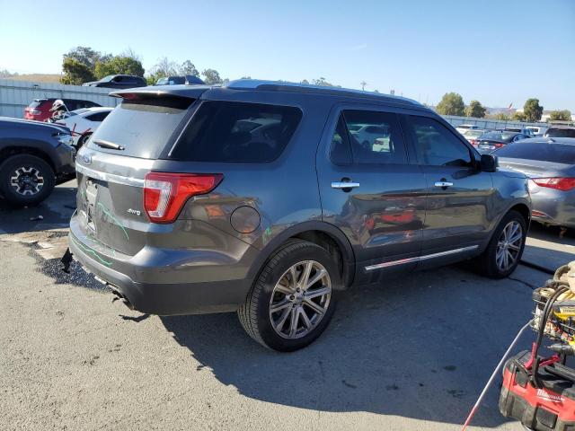 1FM5K8F84GGC49877 - 2016 FORD EXPLORER LIMITED GRAY photo 3