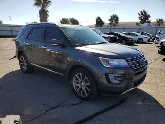 1FM5K8F84GGC49877 - 2016 FORD EXPLORER LIMITED GRAY photo 4