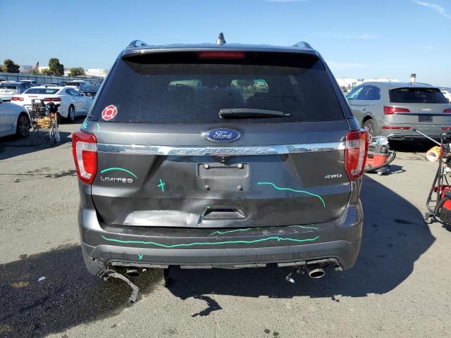 1FM5K8F84GGC49877 - 2016 FORD EXPLORER LIMITED GRAY photo 6