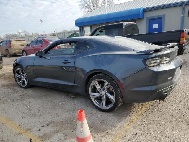 1G1FE1R73K0112188 - 2019 CHEVROLET CAMARO SS GRAY photo 2
