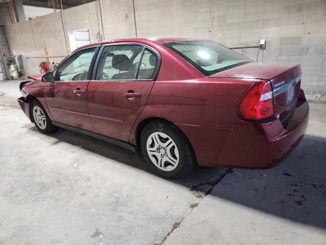 1G1ZS58F17F277229 - 2007 CHEVROLET MALIBU LS მუქწითელი ფოტო 2