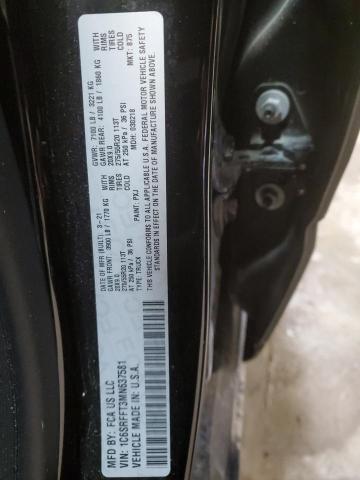 1C6SRFFT3MN637581 - 2021 RAM 1500 BIG HORN/LONE STAR BLACK photo 13