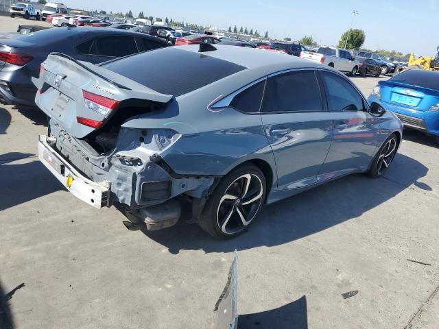 1HGCV1F33NA032448 - 2022 HONDA ACCORD SPORT GRAY photo 3