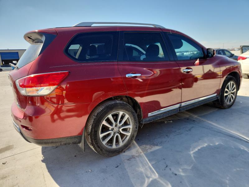 5N1AR2MN7DC607623 - 2013 NISSAN PATHFINDER S Rot Foto 3