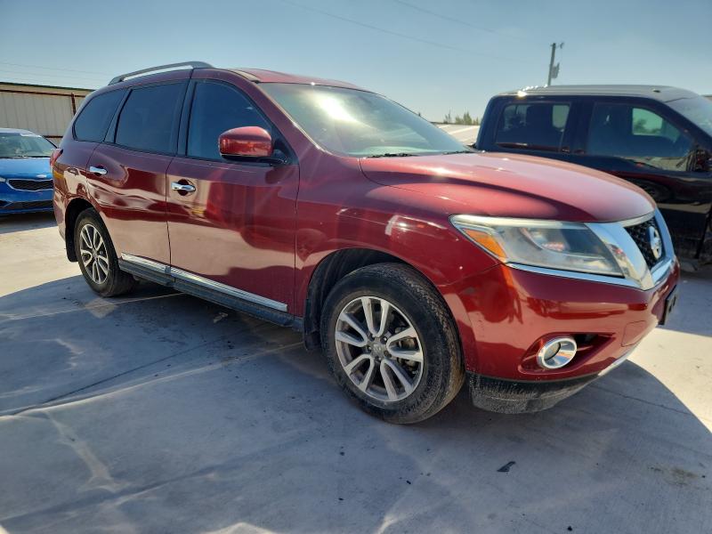 5N1AR2MN7DC607623 - 2013 NISSAN PATHFINDER S Rot Foto 4