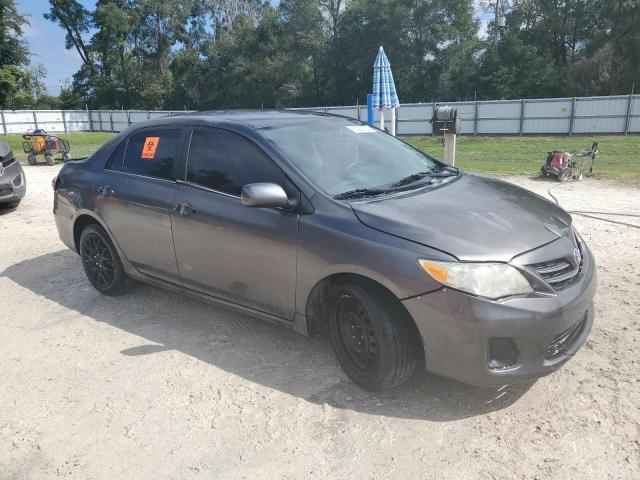 5YFBU4EE5DP095109 - 2013 TOYOTA COROLLA BASE GRAY photo 4