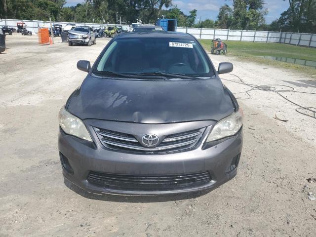 5YFBU4EE5DP095109 - 2013 TOYOTA COROLLA BASE GRAY photo 5