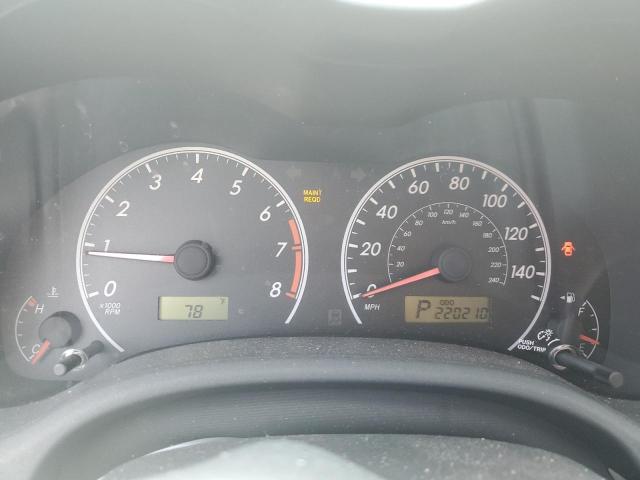 5YFBU4EE5DP095109 - 2013 TOYOTA COROLLA BASE GRAY photo 9