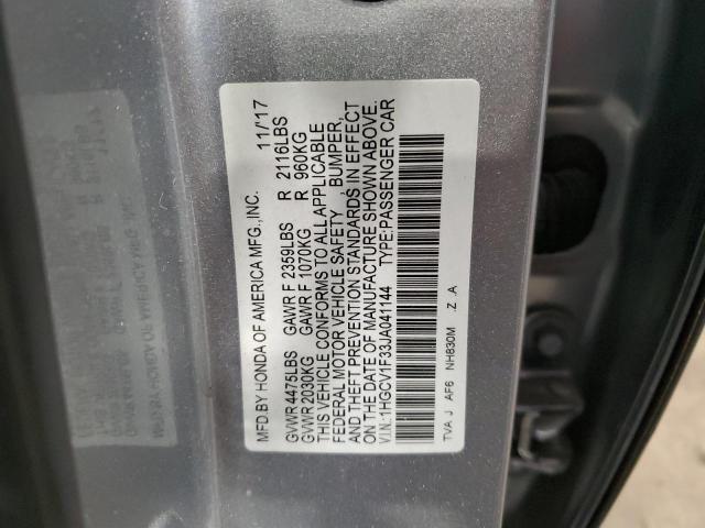 1HGCV1F33JA041144 - 2018 HONDA ACCORD SPORT Күміс фото 13