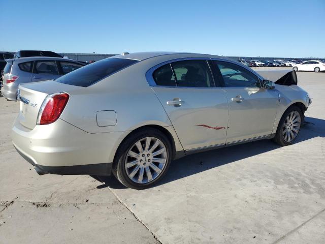 1LNHL9DR5BG614751 - 2011 LINCOLN MKS BEIGE photo 3