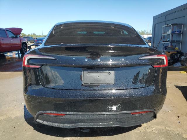 5YJ3E1EAXSF057381 - 2025 TESLA MODEL 3 BLACK photo 6