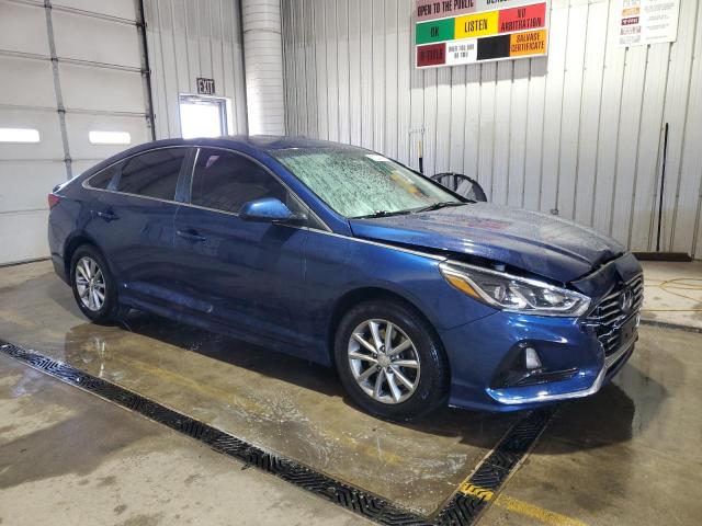 5NPE24AF2KH730816 - 2019 HYUNDAI SONATA SE Bleu photo 4
