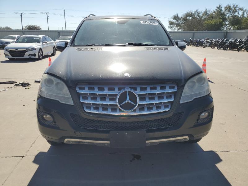 4JGBB8GBXAA621438 - 2010 MERCEDES-BENZ ML 350 4MATIC BLACK photo 5