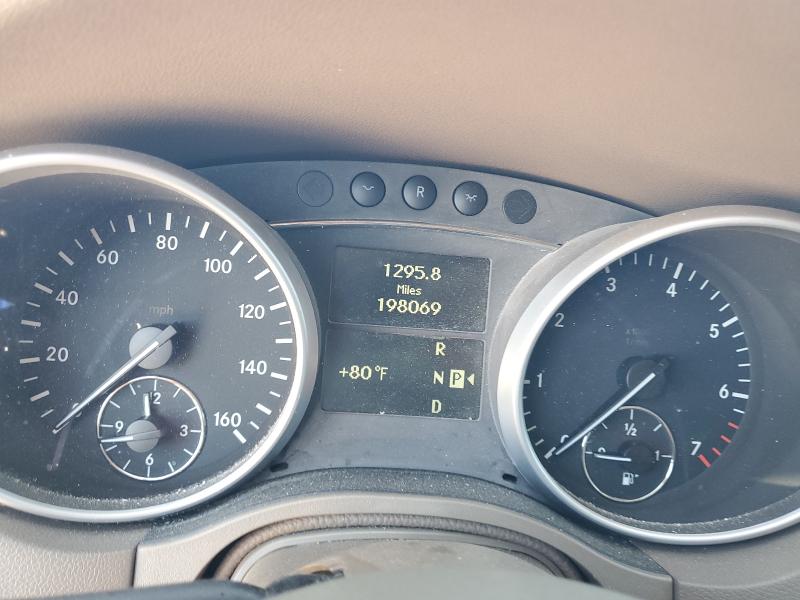 4JGBB8GBXAA621438 - 2010 MERCEDES-BENZ ML 350 4MATIC BLACK photo 9