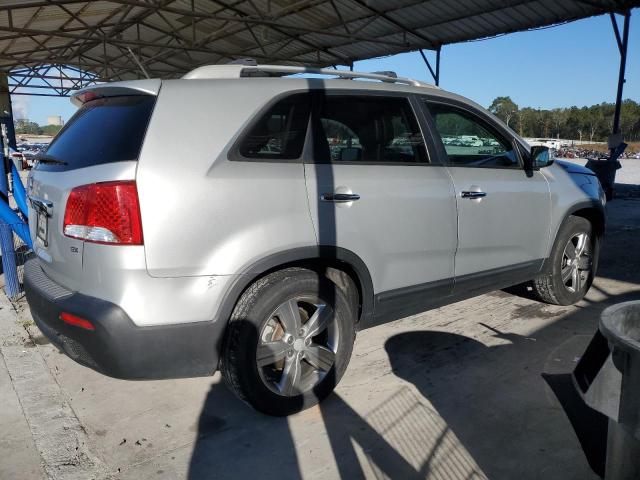 5XYKU3A63DG328739 - 2013 KIA SORENTO EX SILVER photo 3