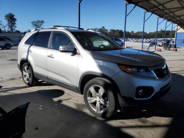 5XYKU3A63DG328739 - 2013 KIA SORENTO EX SILVER photo 4