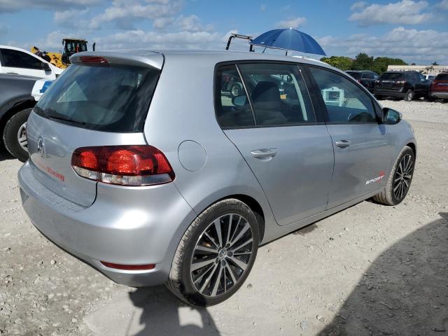 WVWDB7AJ8EW011893 - 2014 VOLKSWAGEN GOLF SILVER photo 3