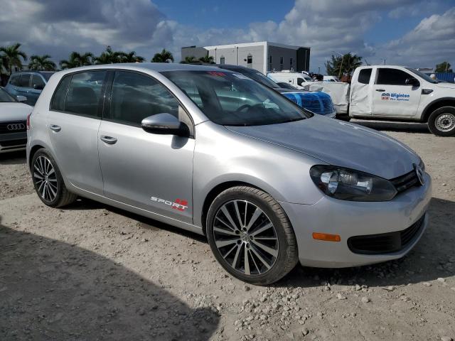 WVWDB7AJ8EW011893 - 2014 VOLKSWAGEN GOLF SILVER photo 4