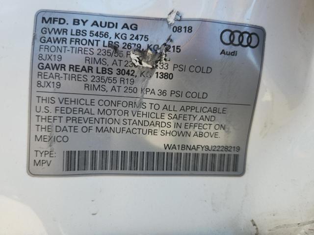 WA1BNAFY9J2228219 - 2018 AUDI Q5 PREMIUM PLUS WHITE photo 14