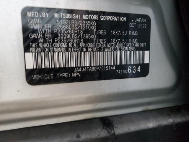 JA4J4TA80PZ015144 - 2023 MITSUBISHI OUTLANDER ES SILVER photo 13