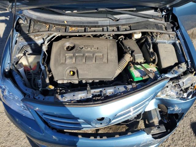 5YFBU4EE2DP154777 - 2013 TOYOTA COROLLA BASE ლურჯი ფოტო 11