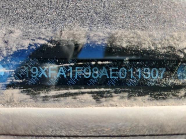 19XFA1F98AE011307 - 2010 HONDA CIVIC EXL BLACK photo 12