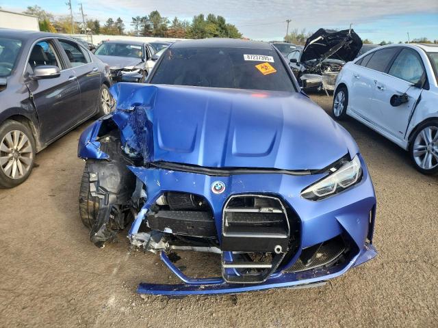 WBS43AY01NFN15752 - 2022 BMW M3 COMPETITION BLUE photo 5