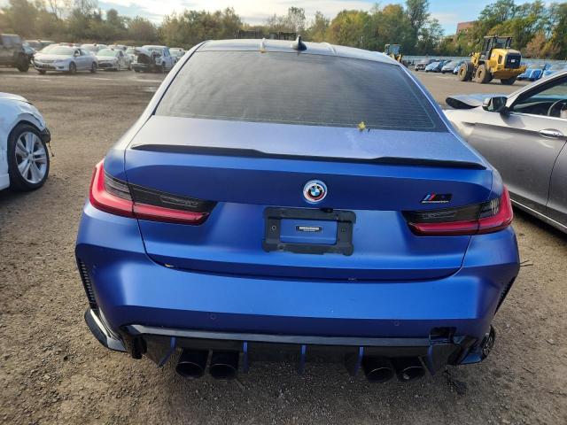 WBS43AY01NFN15752 - 2022 BMW M3 COMPETITION BLUE photo 6