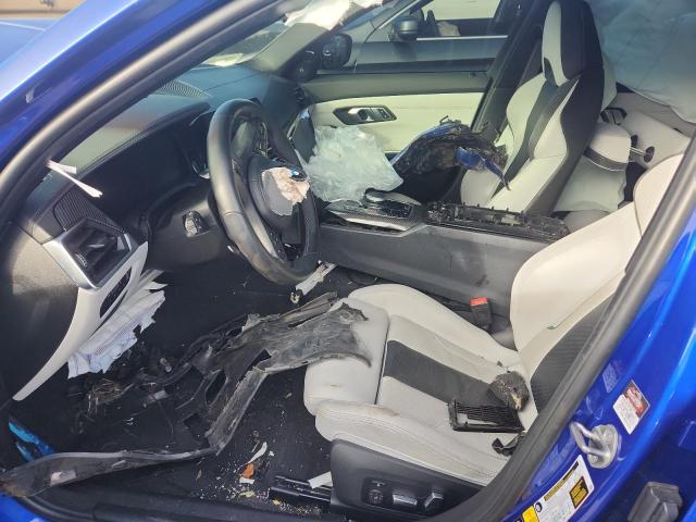 WBS43AY01NFN15752 - 2022 BMW M3 COMPETITION BLUE photo 7