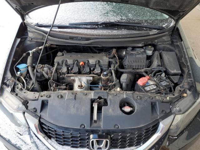 2HGFB2F92FH504061 - 2015 HONDA CIVIC EXL შავი ფოტო 11