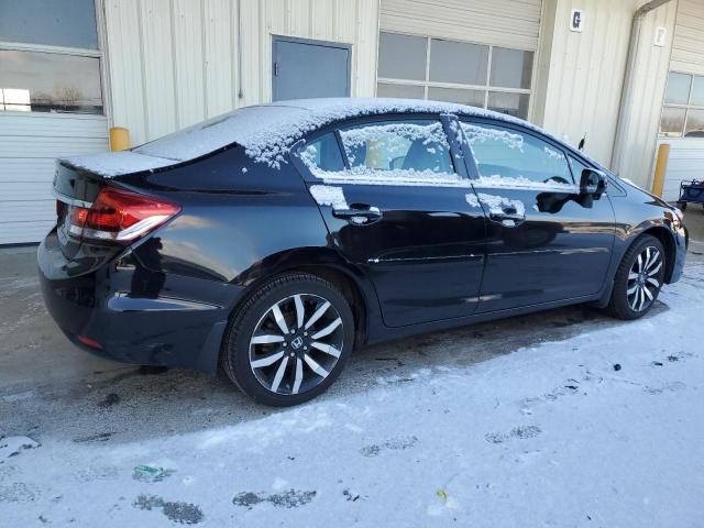 2HGFB2F92FH504061 - 2015 HONDA CIVIC EXL შავი ფოტო 3