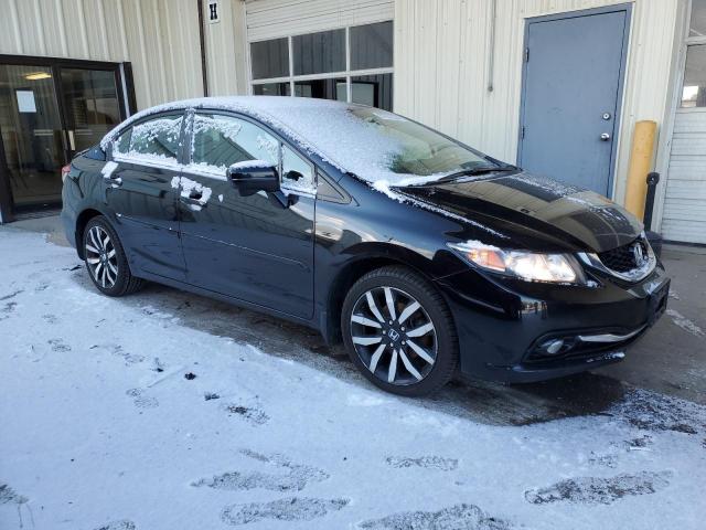 2HGFB2F92FH504061 - 2015 HONDA CIVIC EXL შავი ფოტო 4