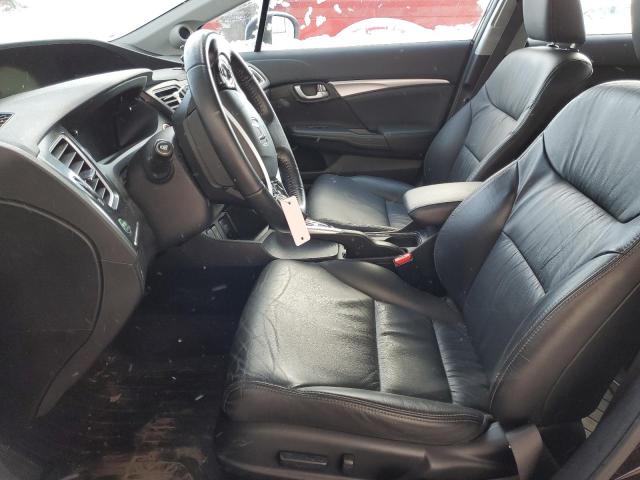 2HGFB2F92FH504061 - 2015 HONDA CIVIC EXL შავი ფოტო 7